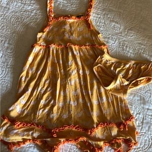 Kickee Pants Duck Print Dress and Hot Shorts